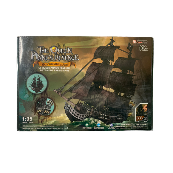 CubicFun Toys 3d Puzzle Cubicfun Queen Annes Revenge Pirate Ship